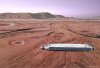 Ein Shuttle der Montana überfliegt die Maya Valles auf dem Xanthe Terra des Mars
