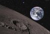 Der Eratosthenes-Krater (60 km) am Ostende der Mondapenninen ist in meiner Multiversum-Trilogie Standort der lunaren Wilson-Werft. (Rechts des Zentralbergs auf dem ebenen Gelände).