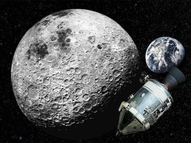 Die Mondrückseite ist von Meteoren und Asteroiden geradezu umgepflügt worden. Über Äonen hinweg diente Luna als Schutzschild der Erde.